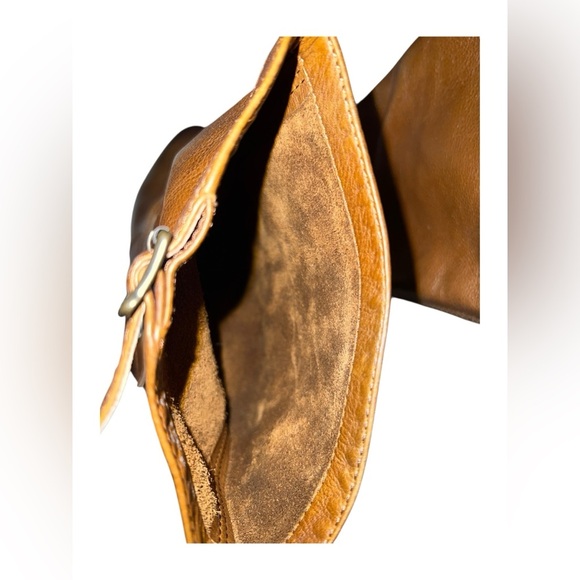 Frye Brown Leather Heeled Mid-Calf Boots – Size 7M (Original Box Included) - Picture 4 of 7